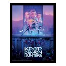 KPop Demon Hunters Collector Print Poster im Rahmen Movie...
