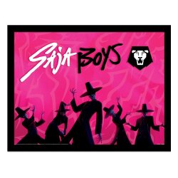 KPop Demon Hunters Collector Print Poster im Rahmen Saja Boys Idol