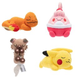 Pokémon Schlafende Plüschfigur Version 5 12 cm Sortiment (9)