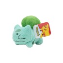 Pokémon Schlafende Plüschfigur Bisasam 12 cm