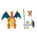 Pokémon Figuren 3er-Pack Evoli, Lauchzelot &...