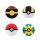 Pokémon Plüschfigur Pokeball Version 3 10 cm Sortiment (6)