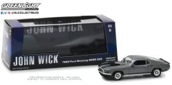 Ford Mustang Boss 429 1969 John Wick grau metallic Modellauto 1:43 Greenlight