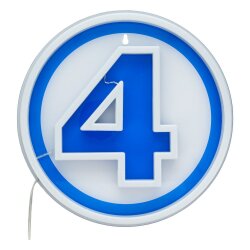 Fantastic Four LED Wandleuchte Logo Neon
