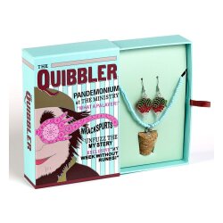 Harry Potter: Quibbler Luna-Perlenkette mit Korkanhänger und Rettich-Ohrringe Geschenkset