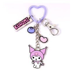 Hello Kitty Schlüsselanhänger mit Kuromi Anhänger 15 cm