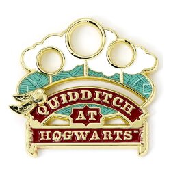 Harry Potter Ansteckpin Quidditch (Goldfarben)