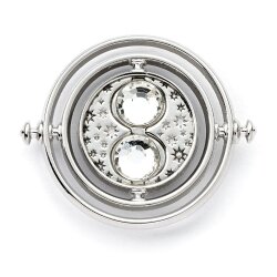 Harry Potter Ansteckpin Time Turner (Silberfarben)