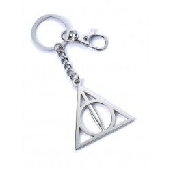 Harry Potter Schlüsselanhänger Deathly Hallows (versilbert)