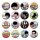 Gintama Metall Ansteck-Buttons Famous Scene Ver. 5 cm Sortiment (16)