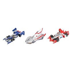 Future GPX Cyber Formula Fahrzeuge 3er-Pack Super Asurada 01 Circuit Mode & AKnight Savior 005 & Ishzark Renewal Repeat Edition 11 cm (with gift)