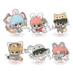 Gintama Acryl Figuren Prince Hata & Animal Paradise 6 cm Display (6)