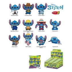 Lilo & Stitch PVC-Taschenanhänger Stitch Series 6 Display (24)