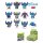 Lilo & Stitch PVC-Taschenanhänger Stitch Series 6 Display (24)