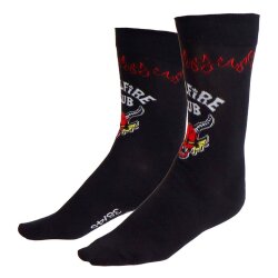 Stranger Things Socken Hellfire Club Black 38-45