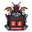Stranger Things Ewiger Kalender Hellfire Club 15 cm