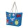 Sanrio Soleil Strand-Tasche Hello Kitty Stickers Blue