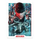 Metal Gear Solid Kunstdruck Montage Limited Edition 42 x...