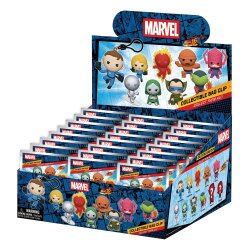 Marvel – Fantastic Four Classic 3D PVC-Taschenanhänger Serie 1 Blind Bag Display (24)