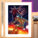 Marvel Kunstdruck Galactus and the Silver Surfer 61 x 41...