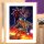 Marvel Kunstdruck Galactus and the Silver Surfer 61 x 41 cm - ungerahmt