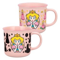 Super Mario Tasse mit Thermoeffekt Princess Peach