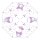Sanrio Cane Regenschirm Kuromi Kawaii Transparent