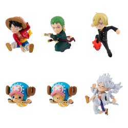 One Piece Tobimasu Sammelfiguren 5 cm Blind Box Sortiment (6)