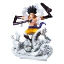 One Piece Senkozekkei PVC Statue Monkey D. Ruffy Gear 4...