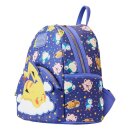 Pokemon by Loungefly Mini Rucksack Sleeping Pikachu and...