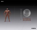 Inart Actionfigur 1/12 Blank Male Body Black 17 cm