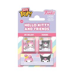 Hello Kitty Bitty POP! Vinyl Figuren 2er-Pack My Melody&Kuromi 2 cm