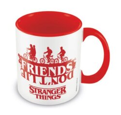 Stranger Things Coloured Inner Tasse Friends Dont Lie