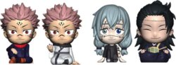 Jujutsu Kaisen Bobble Hero Wackelkopf-Figuren Series 2 6 cm Blind Box Display (12)