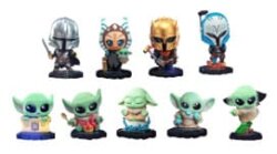 Star Wars The Mandalorian Cosbi Minifiguren 8 cm Blind Box Display (8)