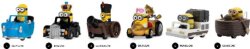 Minions Zoom Hero Rückzug-Fahrzeuge mit Figuren Blind Box Display (12)