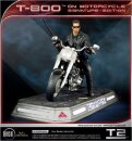 Terminator 2 Statue T-800 On Motorcycle Limited Signature...