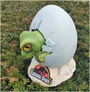 Jurassic Park Ei Spardose Dinosaurier-Ei Velociraptor Baby 22cm Life Size Figur