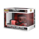 Tron: Ares POP! Rides Vinyl Figur Athena with Light Cycle...