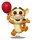 Winnie the Pooh POP! Animation Vinyl Figur Tigger with Balloon 9 cm