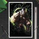DC Comics Kunstdruck Bane 61 x 41 cm - ungerahmt