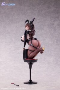 Original Character PVC Statue 1/6 Champagne and Bunny Girl Rose Black Stocking Ver. 31 cm