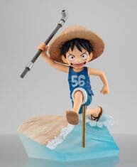 One Piece G.E.M. Serie PVC Statue Monkey D. Luffy Run! Run! Run! 15th anniversary Ver. 12 cm