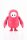 Fall Guys: Ultimate Knockout Actionfigur 1/20 Pack 02 Beach Ball / Rookie Skin 8 cm