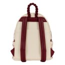 Loungefly Midi-Rucksack Cream & Red Floral