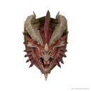 D&D Replicas of the Realms Life-Size Schaumgummi-Figur Ancient Red Dragon Trophy Plaque - Limited Edition 50th Anniversary 56 cm
