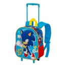 Sonic The Hedgehog 3D Rucksack mit Rädern Sega Go...
