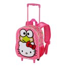 Sanrio 3D Rucksack mit Rädern Hello Kitty Funny Pink...