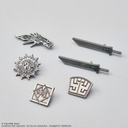 Final Fantasy VII Rebirth Mini-Metall-Anstecker Blind Box Display (6)