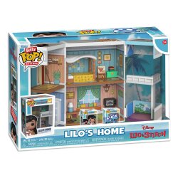 Lilo & Stitch Bitty POP! Boxes Vinyl Figur Lilos Home